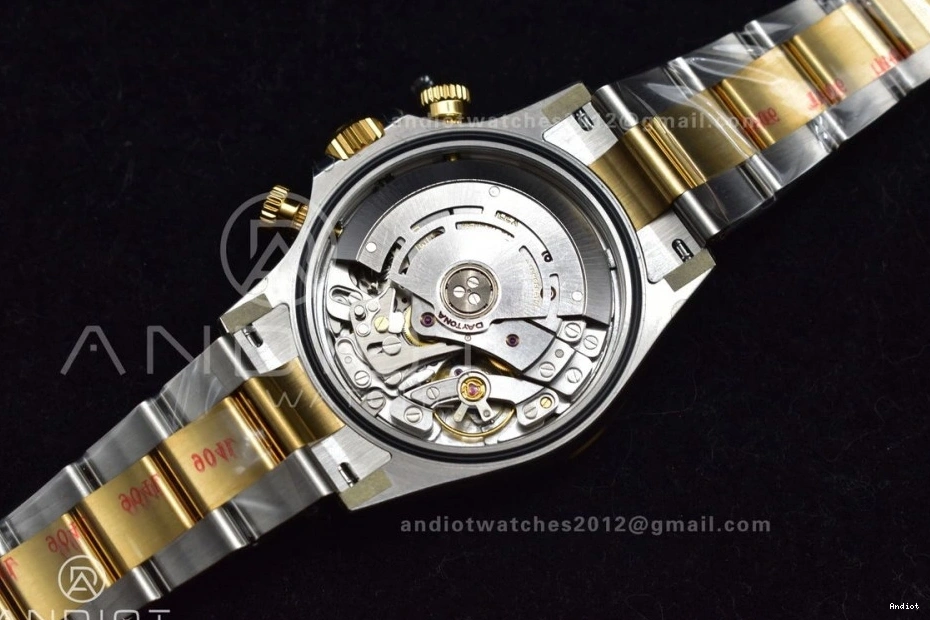 Clean Diamond on 116503 Of Bracelet Dial YG Best Edition Daytona Mother SS 1:1 Pearl V2 White SA4130 0119